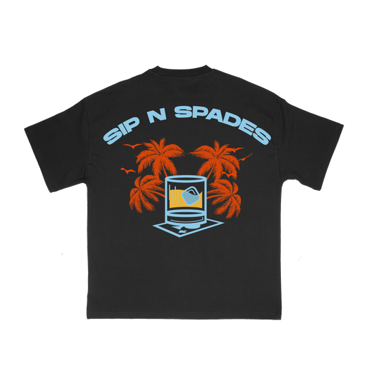 Sip N Spades "Summer 23 Tee" (Black)